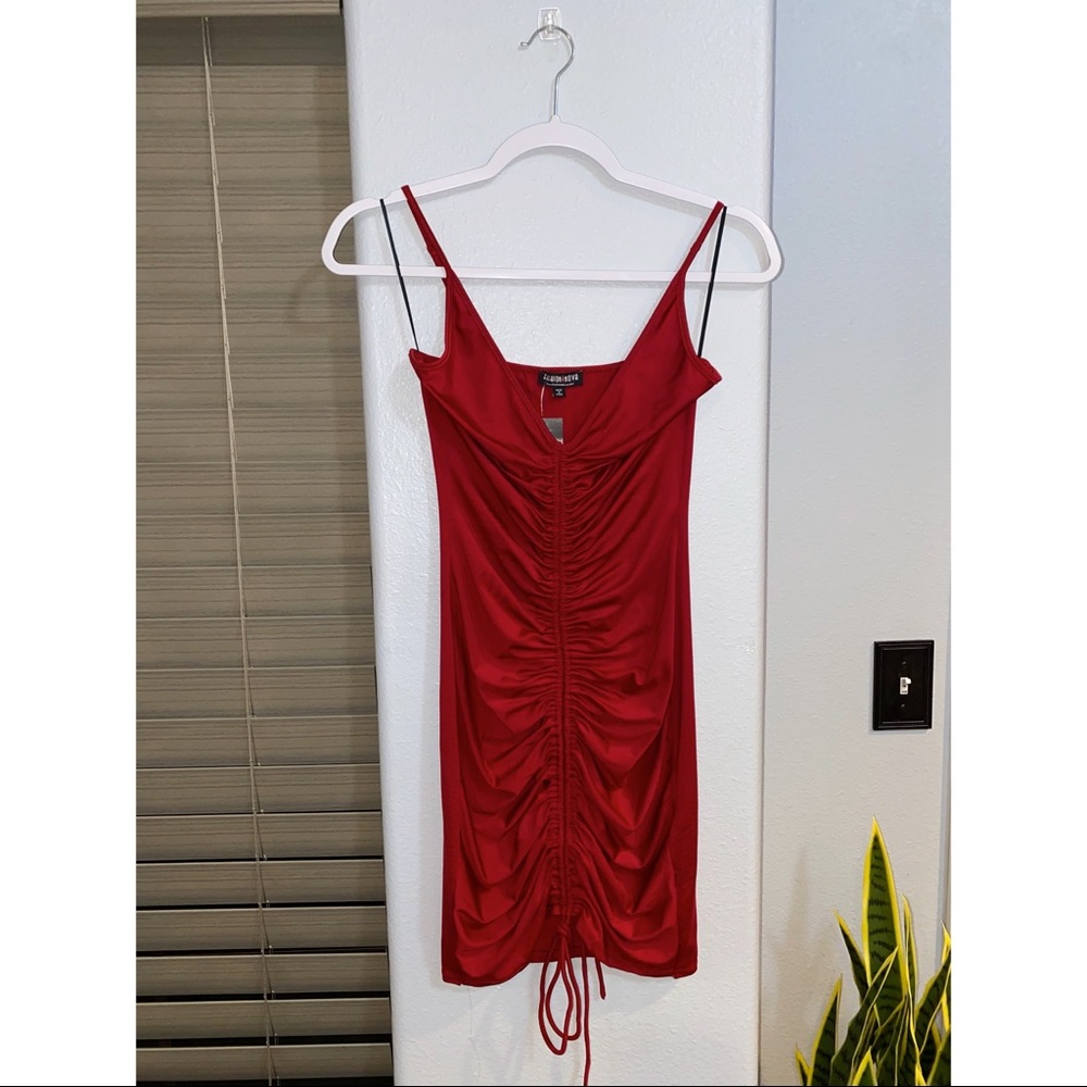 Burgundy Mini Dress